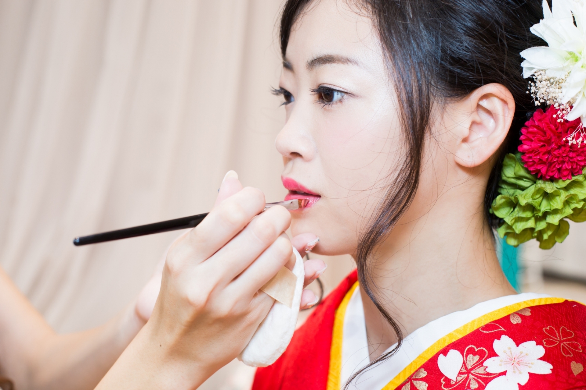 2着目に本格的なドレス撮影